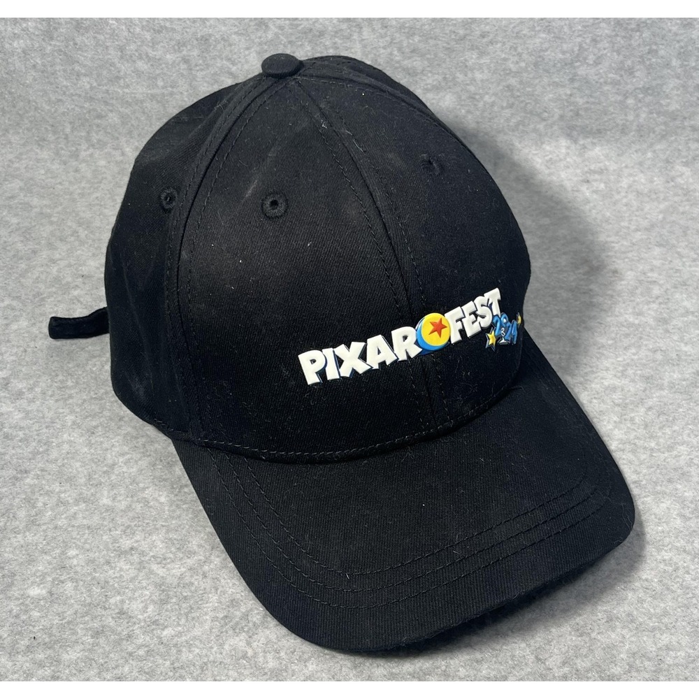 Disney Pixar Fest 2024 Hat Black‎ Disneyland Resort Adjustable Cap Adult